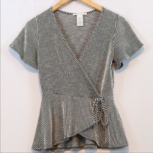 Caution to the Wind Wrap Top